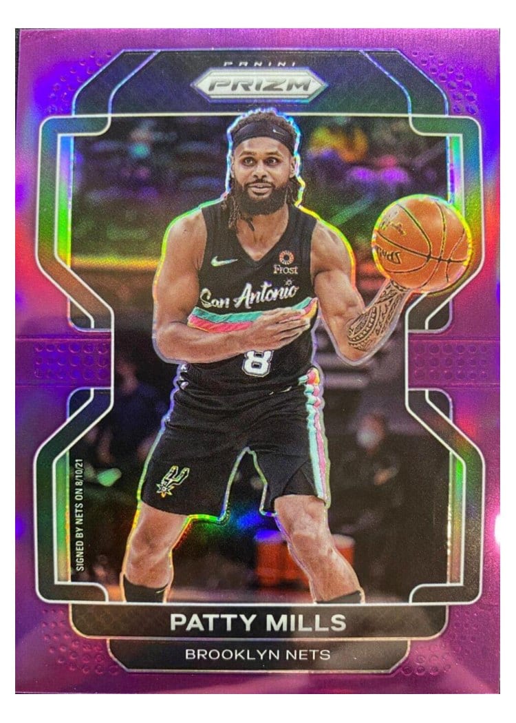 2021-22 Panini Prizm Base Set Patty Mills #151 card