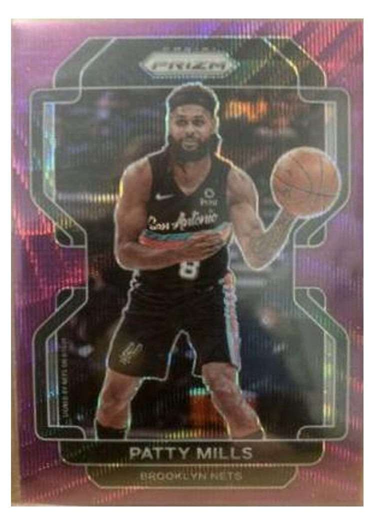 2021-22 Panini Prizm Base Set Patty Mills #151 card