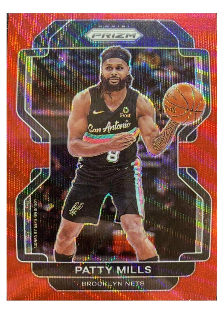 2021-22 Panini Prizm Base Set Patty Mills #151 card