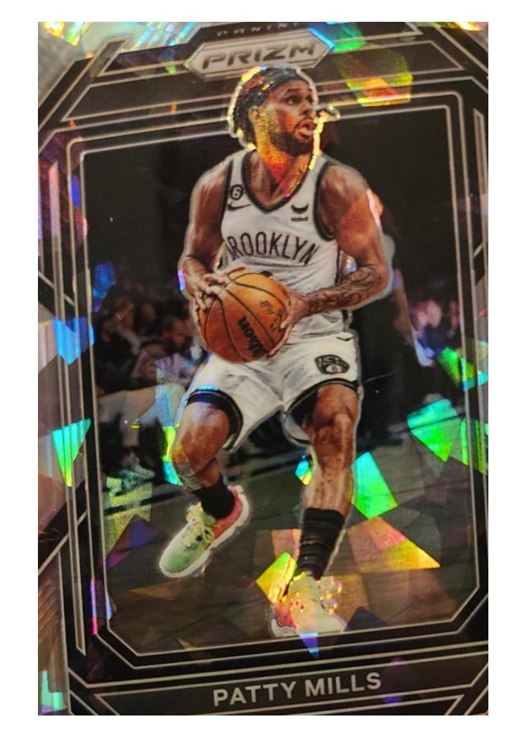 2022-23 Panini Prizm Base Set Patty Mills #18 card