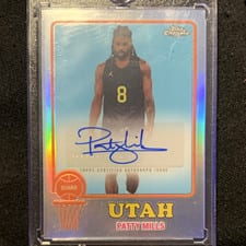 2024-25 Topps Chrome 1973 Topps Autographs Patty Mills #73TA-PMI card
