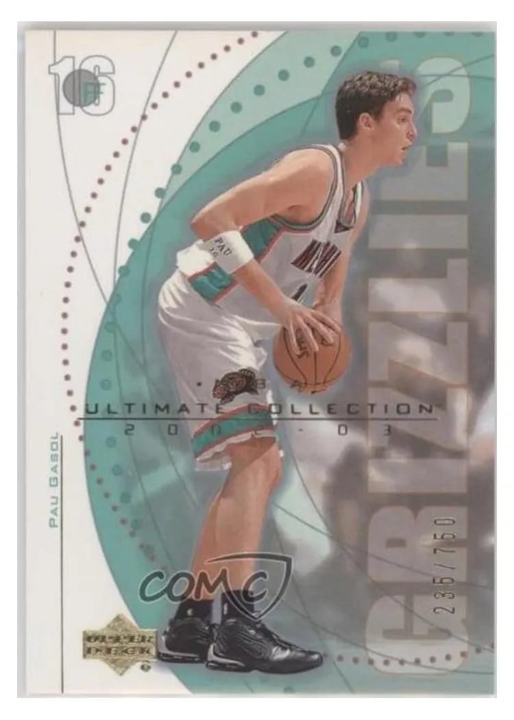 2002 Upper Deck Ultimate Pau Gasol #28 card