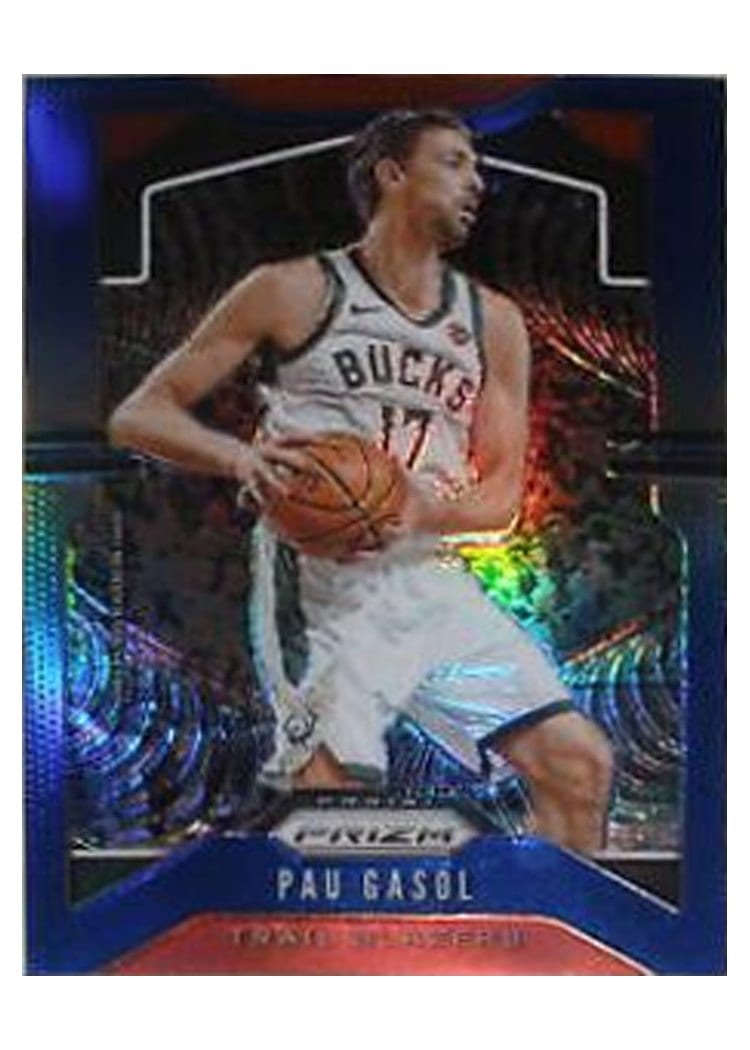 2019-20 Panini Prizm Base Set Pau Gasol Blue Prizm #233 card