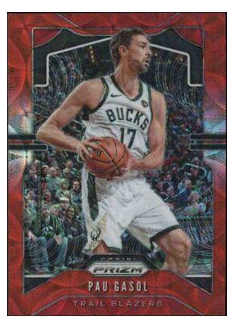 2019-20 Panini Prizm Base Set Pau Gasol Red Choice Prizm #233 card