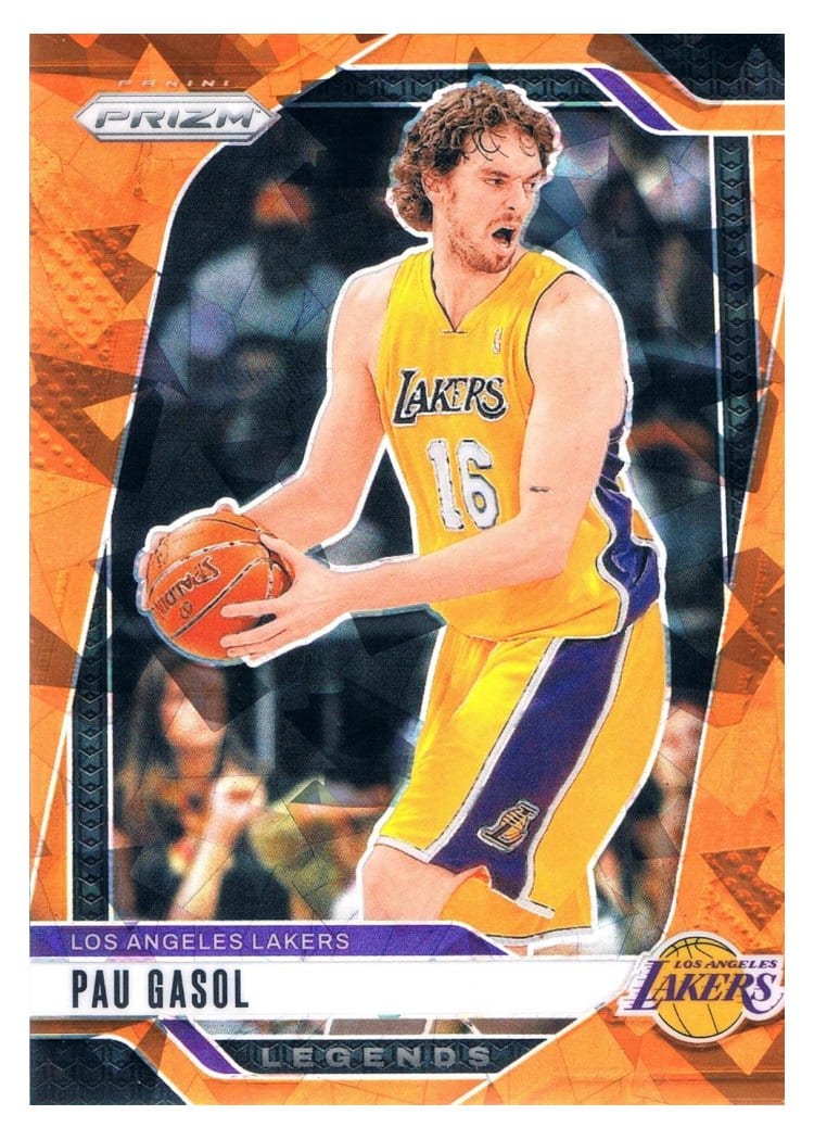 2024-25 Panini Prizm Base Set Pau Gasol Orange Ice #281 card