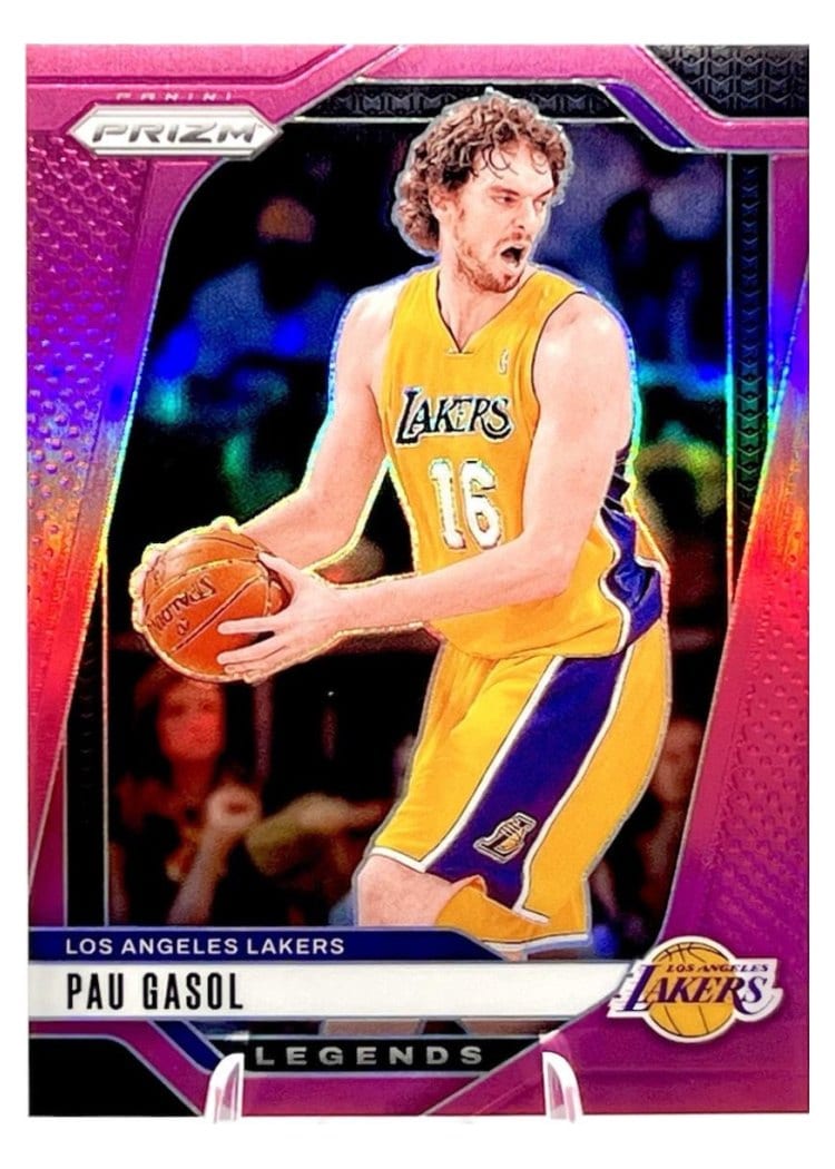 2024-25 Panini Prizm Base Set Pau Gasol Pink #281 card