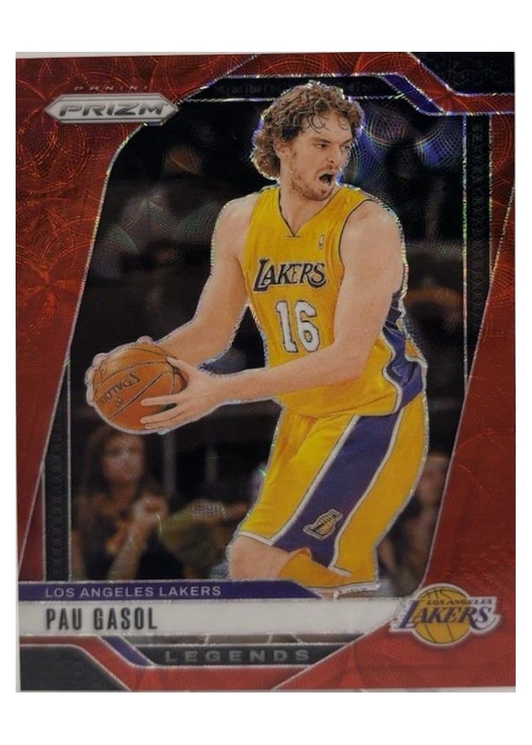 2024-25 Panini Prizm Base Set Pau Gasol Choice Red #281 card