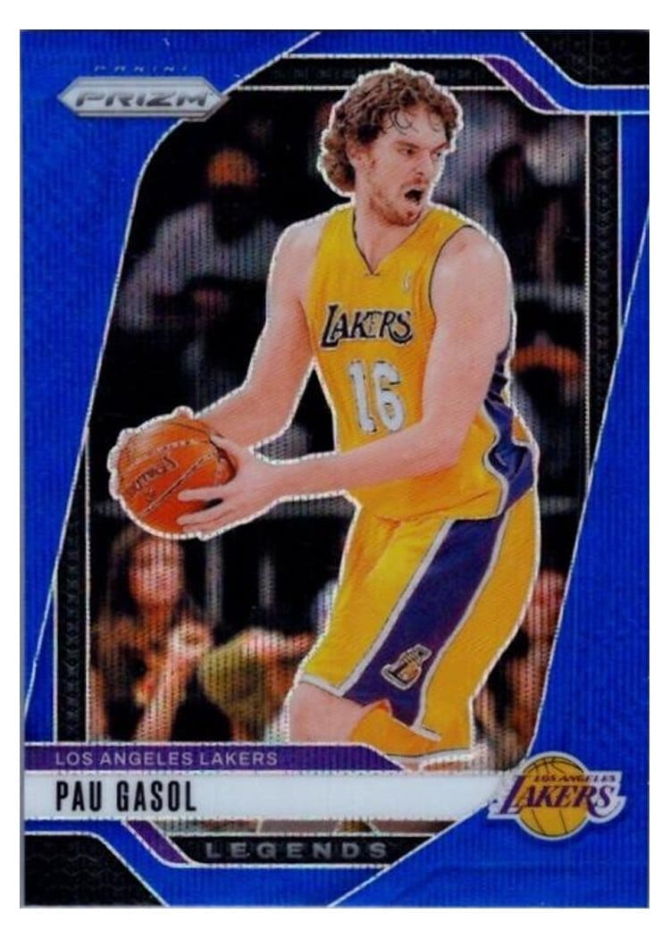 2024-25 Panini Prizm Base Set Pau Gasol Wave Blue #281 card