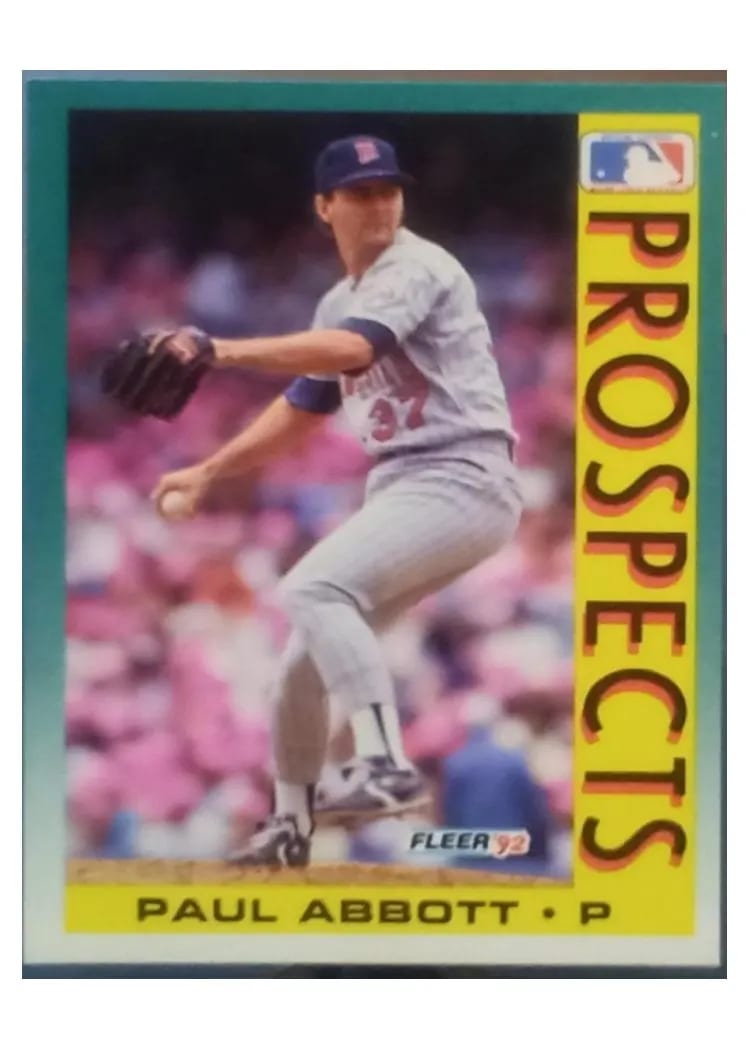 1992 Fleer Base Set Paul Abbott #667 card