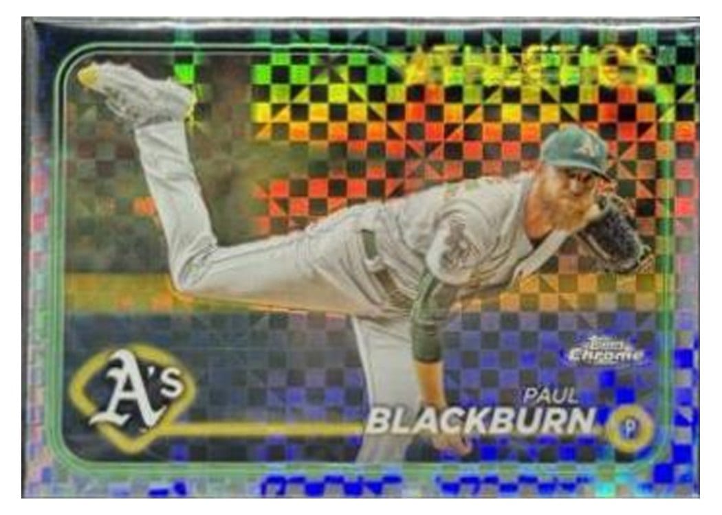 2024 Topps Chrome Base Set Paul Blackburn #43 card