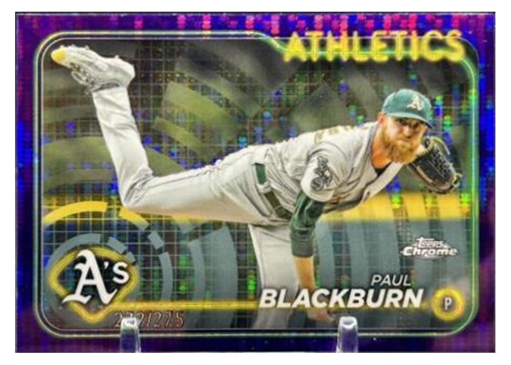 2024 Topps Chrome Base Set Paul Blackburn #43 card