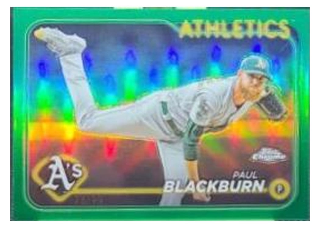 2024 Topps Chrome Base Set Paul Blackburn #43 card