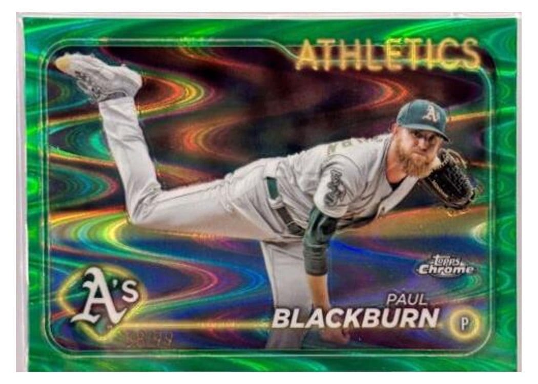 2024 Topps Chrome Base Set Paul Blackburn #43 card