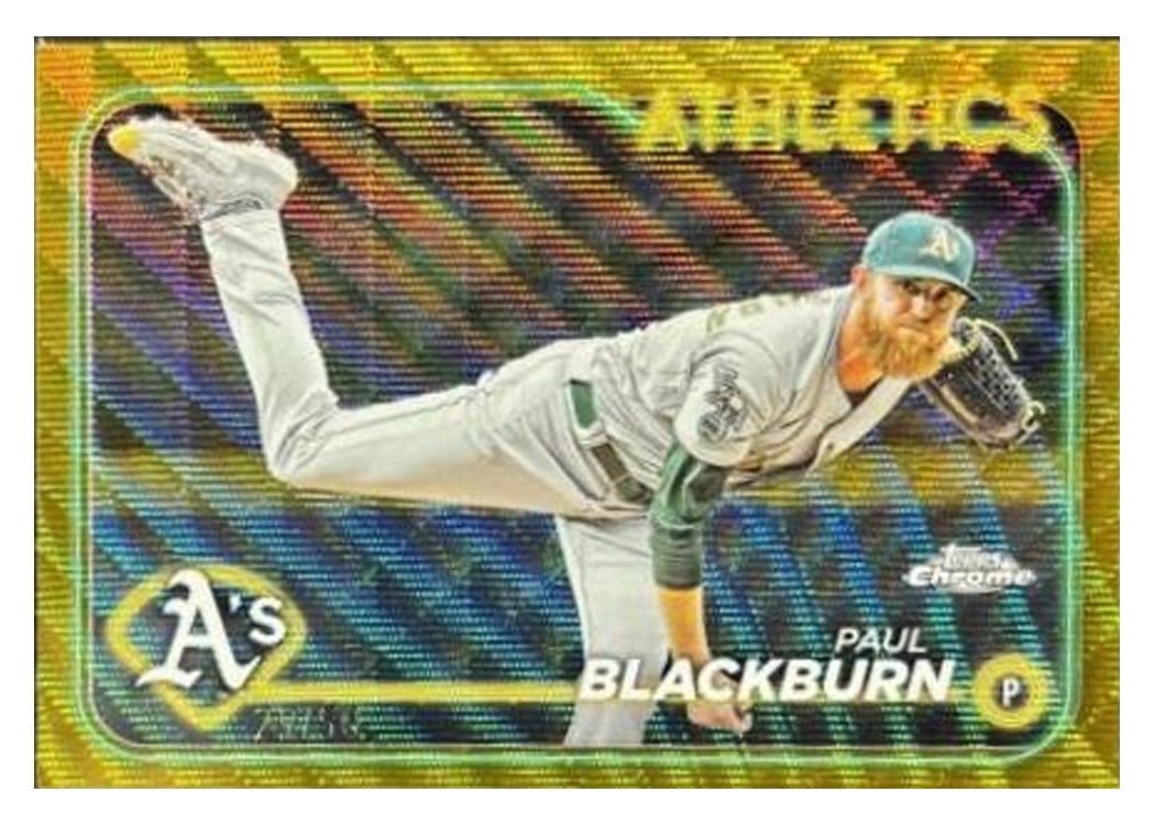 2024 Topps Chrome Base Set Paul Blackburn #43 card