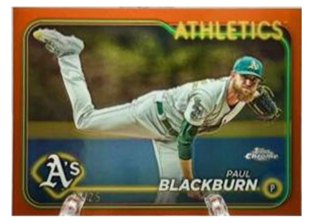 2024 Topps Chrome Base Set Paul Blackburn #43 card