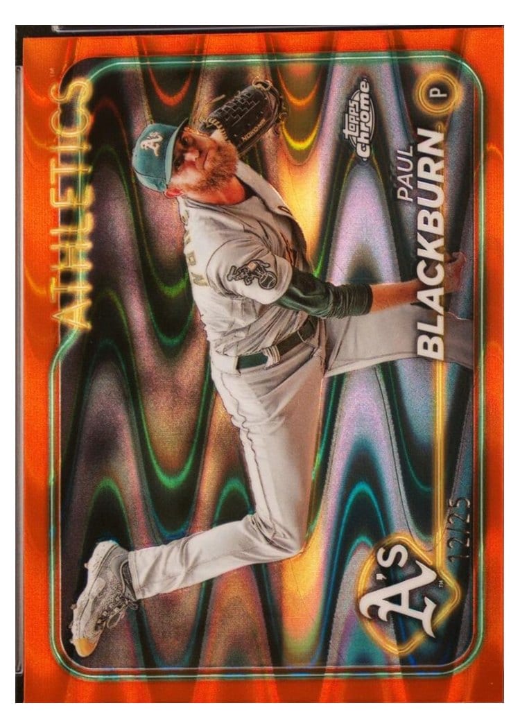 2024 Topps Chrome Base Set Paul Blackburn #43 card