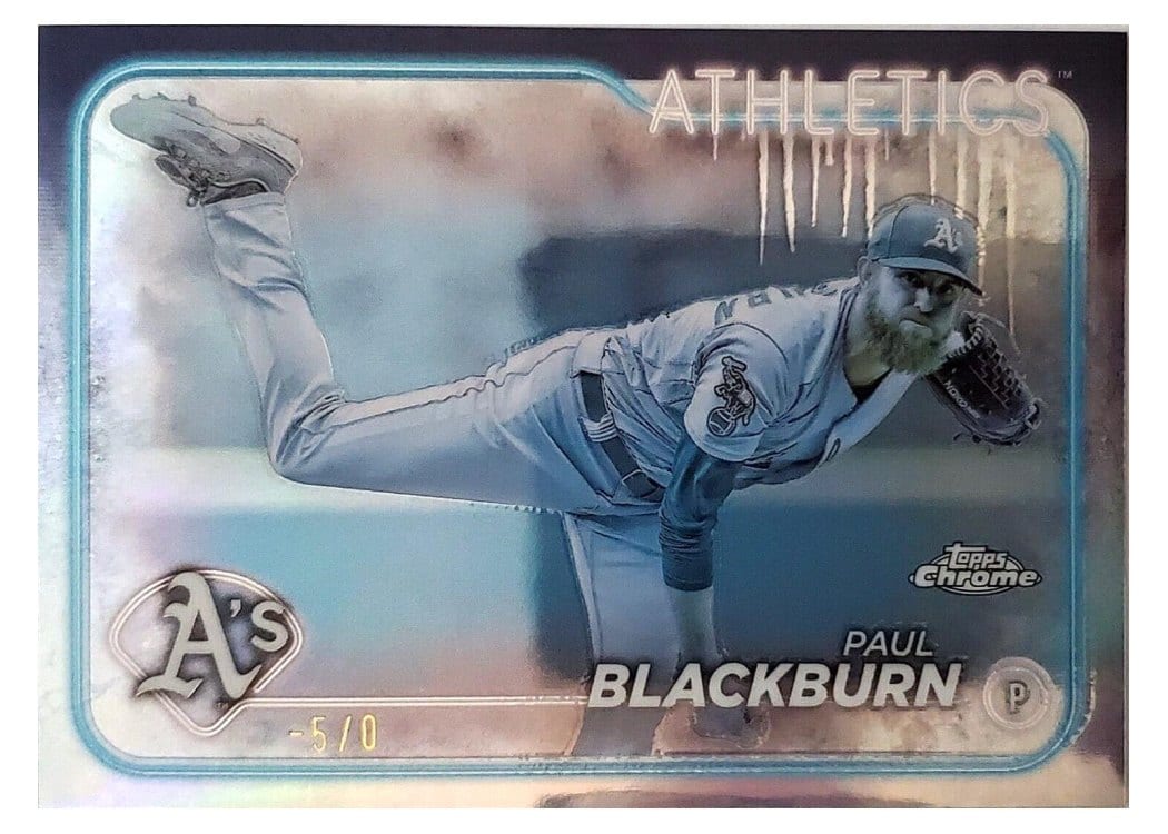 2024 Topps Chrome Base Set Paul Blackburn #43 card