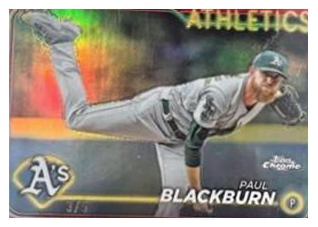 2024 Topps Chrome Base Set Paul Blackburn #43 card