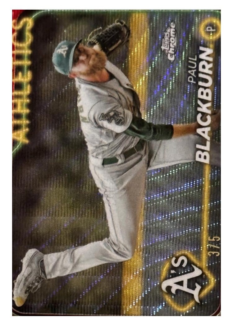 2024 Topps Chrome Base Set Paul Blackburn #43 card