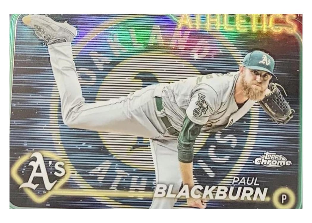 2024 Topps Chrome Base Set Paul Blackburn #43 card