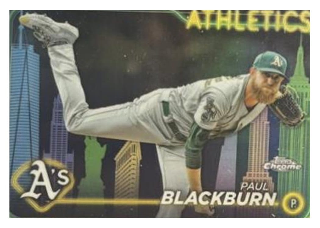 2024 Topps Chrome Base Set Paul Blackburn #43 card