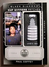 2022-23 Upper Deck Black Diamond Cup Winners Patches Paul Coffey #CW-PC card