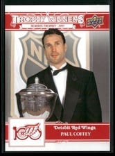 2025-26 Upper Deck Detroit Red Wings Centennial Trophy Winners Paul Coffey #146