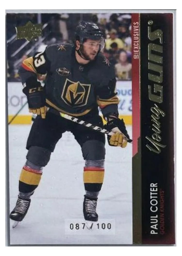 2021-22 Upper Deck Base Set Paul Cotter #720 card