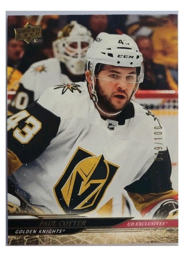 2024-25 Upper Deck Base Set Paul Cotter #186 card