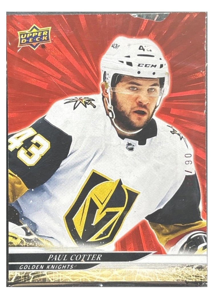 2024-25 Upper Deck Base Set Paul Cotter #186 card