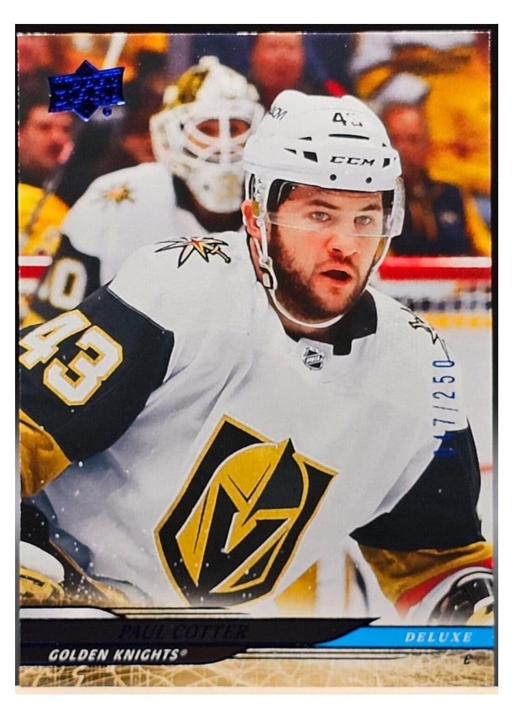 2024-25 Upper Deck Base Set Paul Cotter #186 card