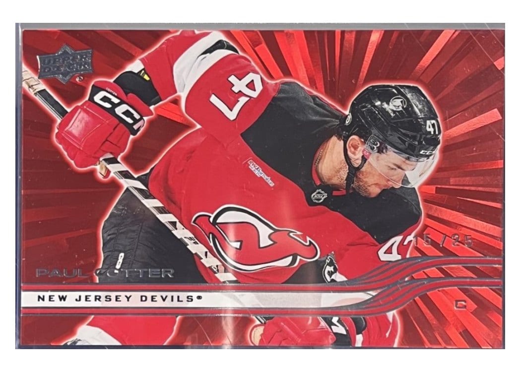2025-26 Upper Deck Base Set Paul Cotter #102 card