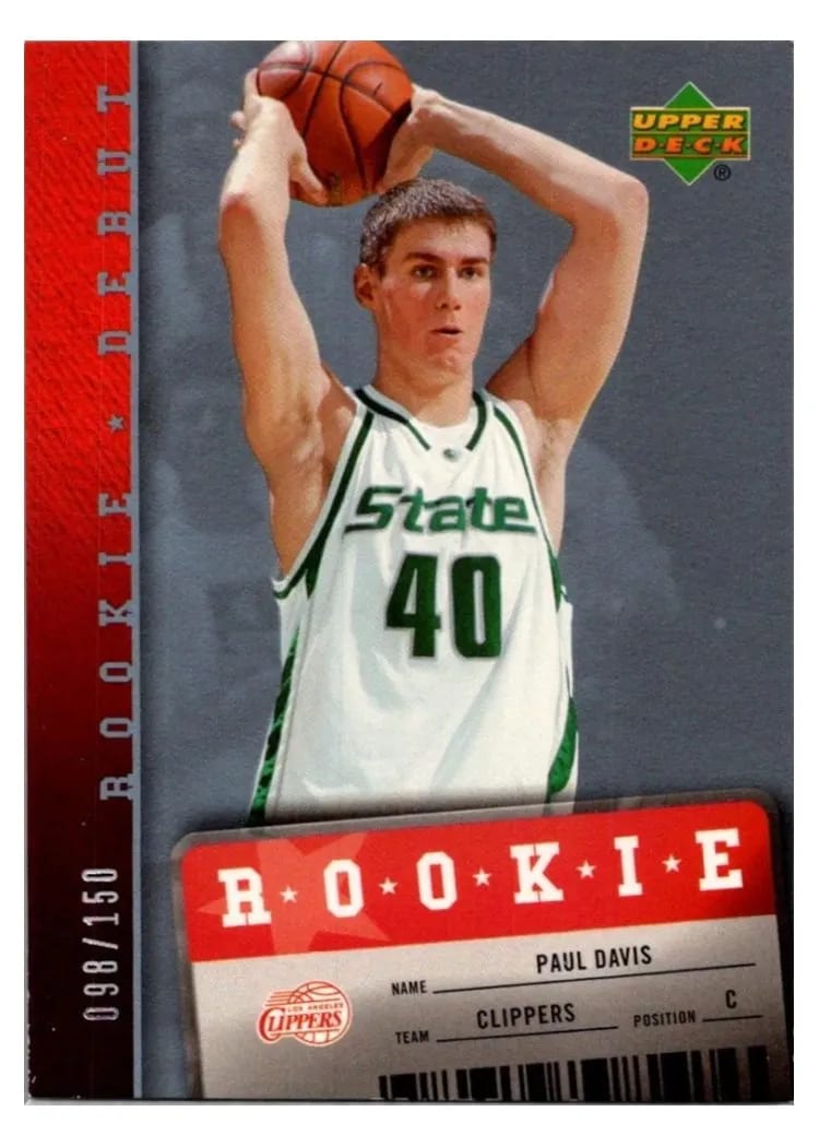 2006 Upper Deck Rookie Debut Paul Davis #136 card