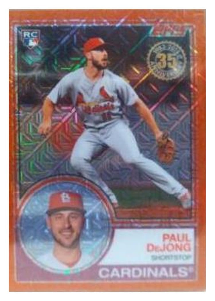 2018 Topps Chrome Base Set Paul DeJong #79 card