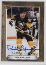 2024-25 Upper Deck Engrained Icons Beehive Portrait Signatures Paul Gardner #BH-PG card