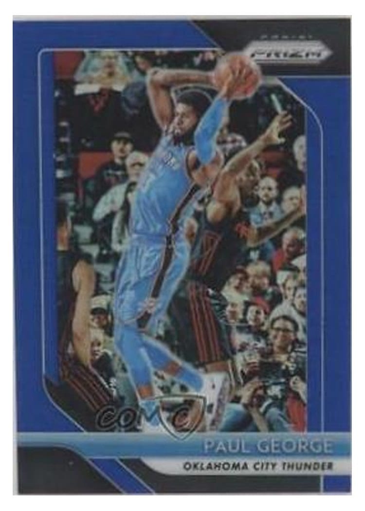 2018-19 Panini Prizm Base Set Paul George #49 card