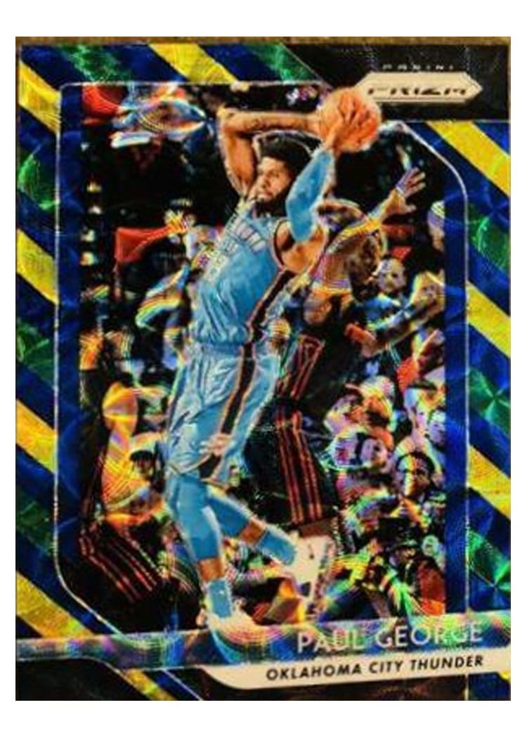 2018-19 Panini Prizm Base Set Paul George #49 card