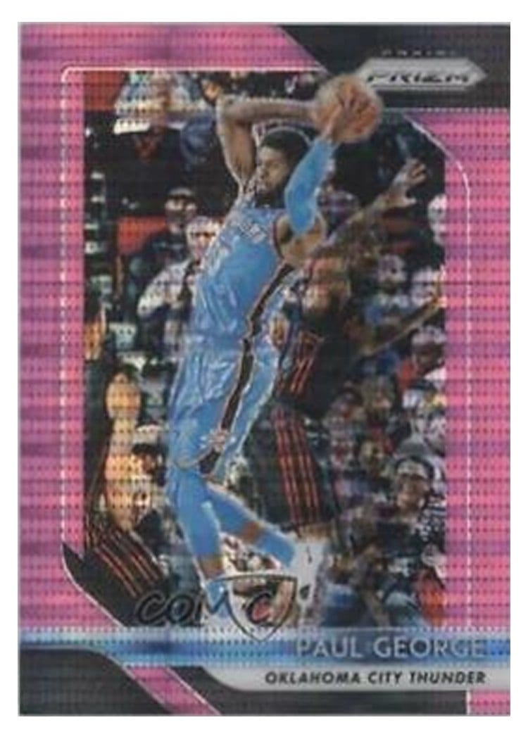2018-19 Panini Prizm Base Set Paul George #49 card