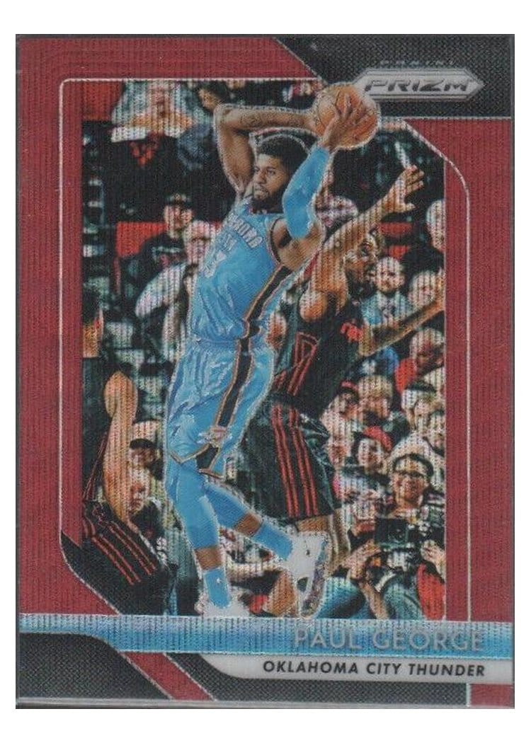 2018-19 Panini Prizm Base Set Paul George #49 card