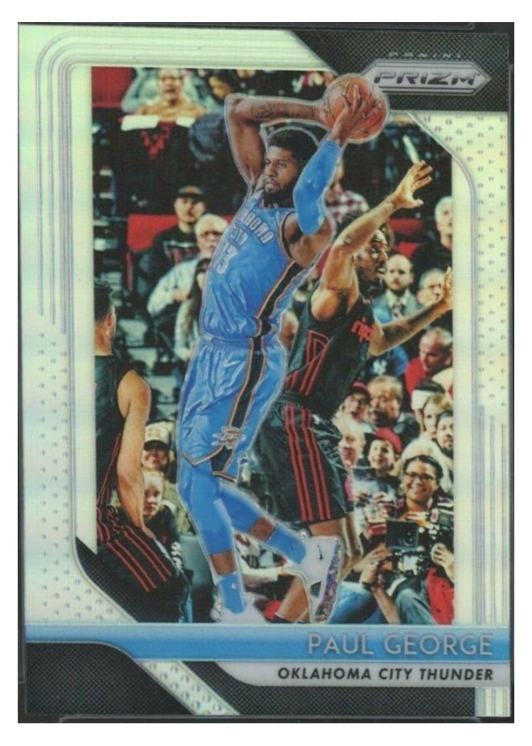 2018-19 Panini Prizm Base Set Paul George #49 card