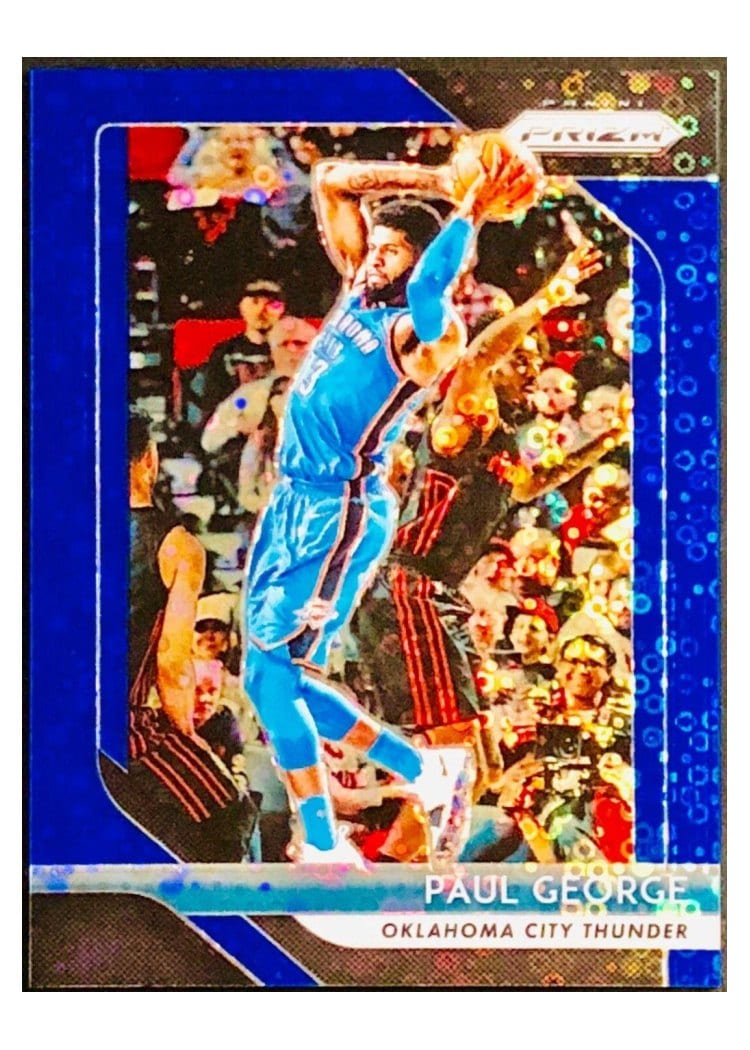 2018-19 Panini Prizm Base Set Paul George #49 card