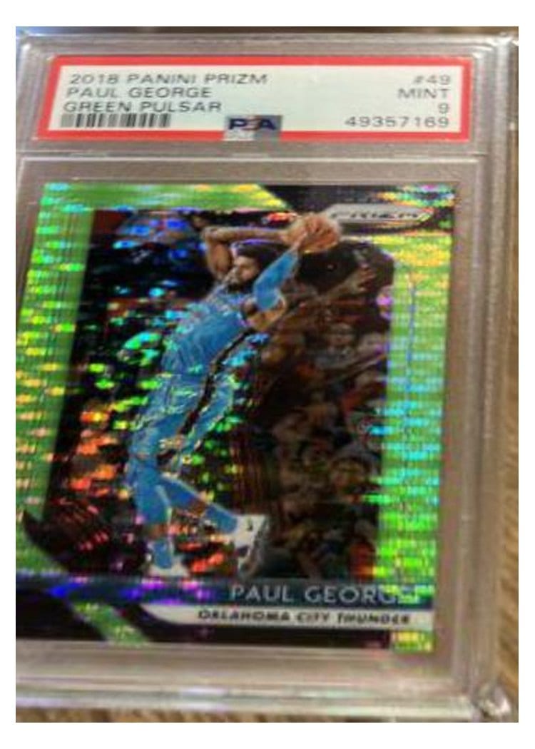 2018-19 Panini Prizm Base Set Paul George #49 card
