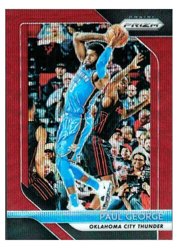 2018-19 Panini Prizm Base Set Paul George #49 card