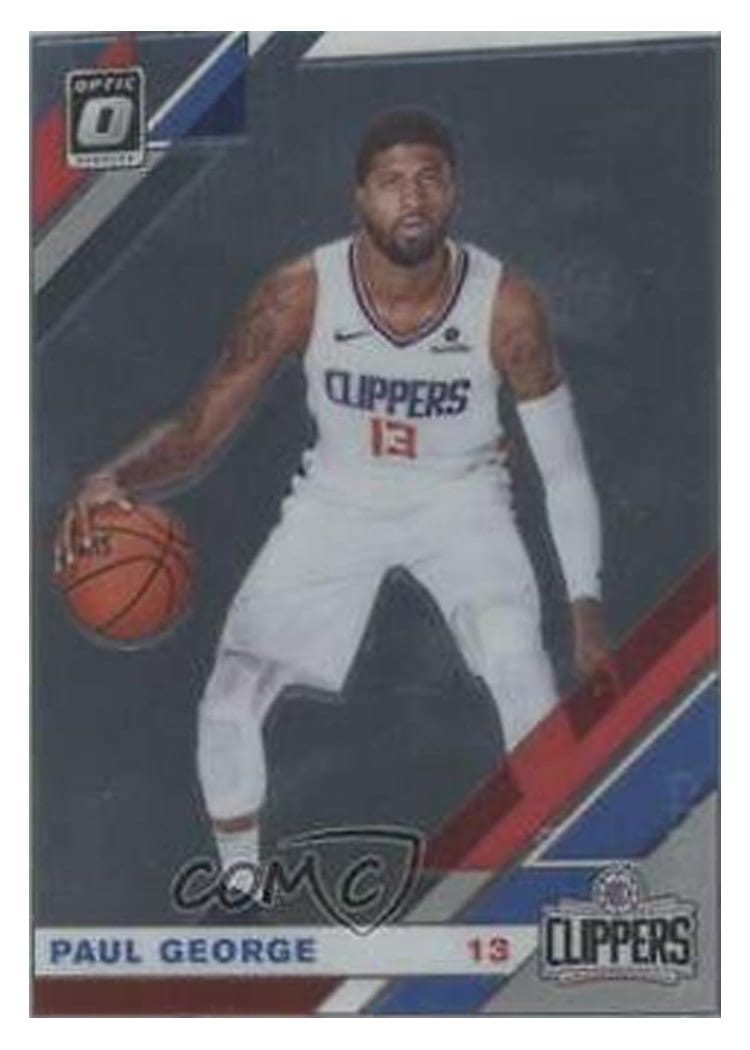 2019-20 Donruss Optic Base Set Paul George #20 card