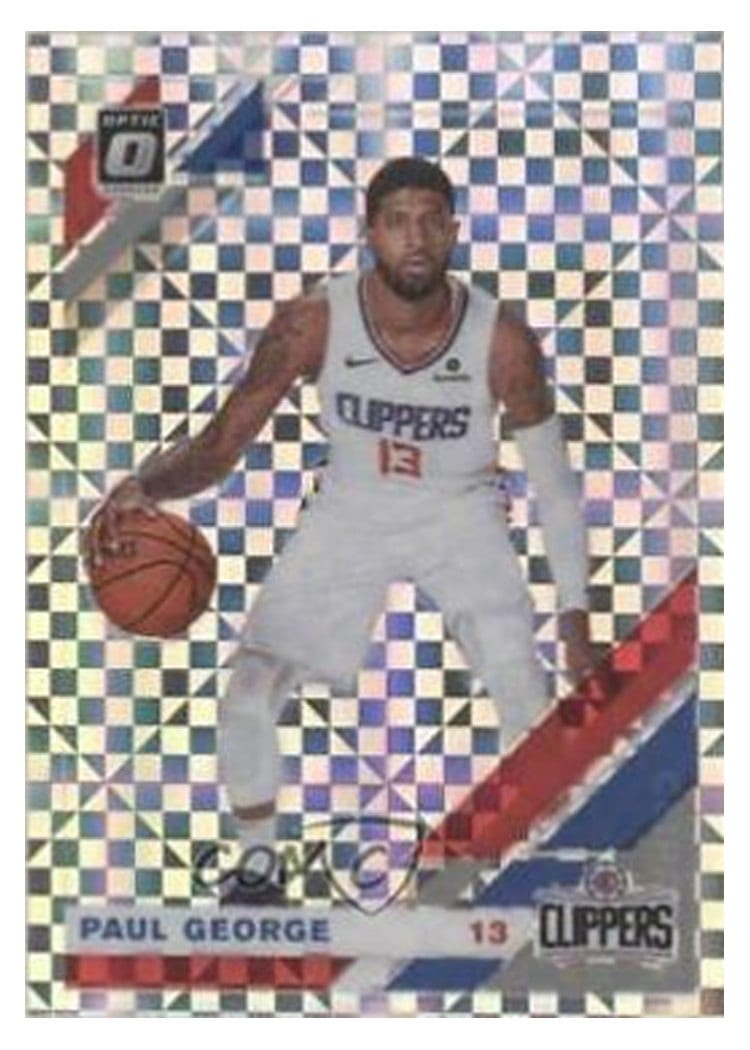 2019-20 Donruss Optic Base Set Paul George #20 card