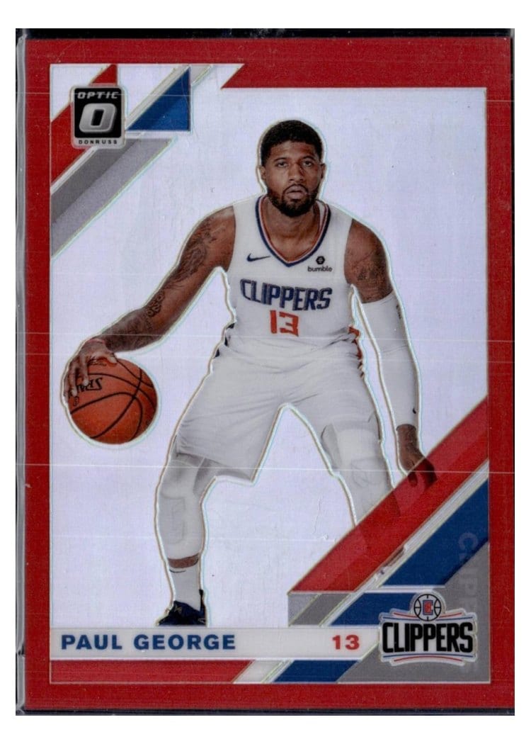 2019-20 Donruss Optic Base Set Paul George #20 card