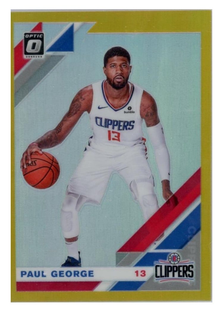 2019-20 Donruss Optic Base Set Paul George #20 card