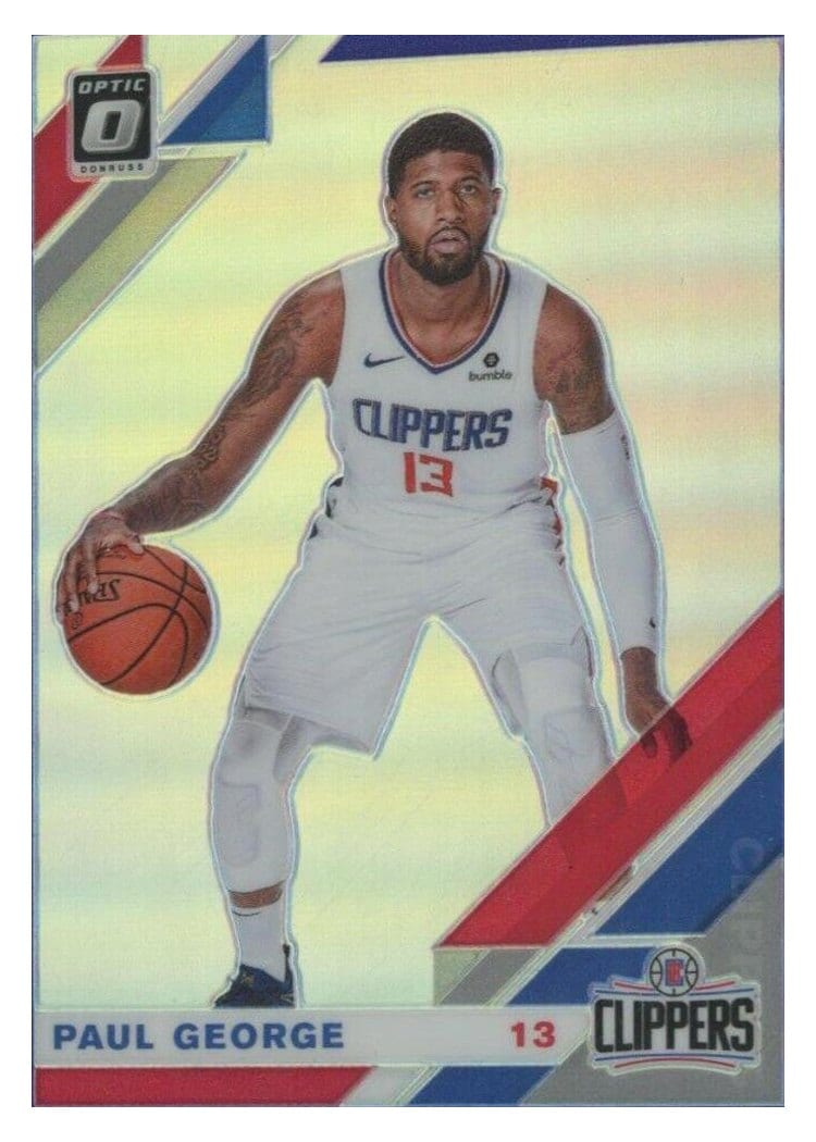2019-20 Donruss Optic Base Set Paul George #20 card