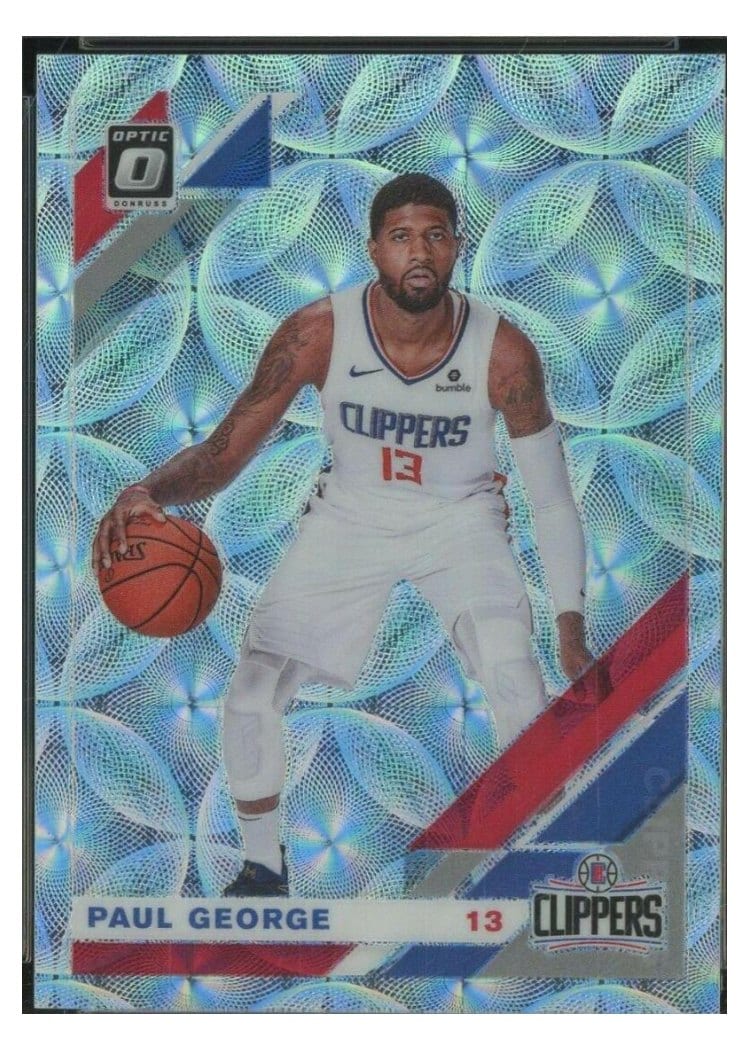2019-20 Donruss Optic Base Set Paul George #20 card