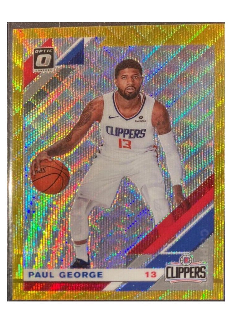 2019-20 Donruss Optic Base Set Paul George #20 card